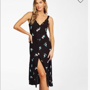 Black billabong sweet edge dress. Worn once
